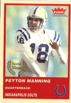 2004 Fleer Tradition #325 Peyton Manning Front