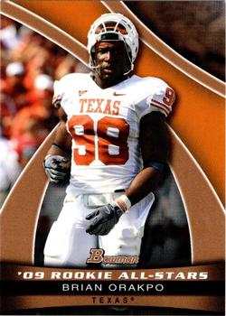 2009 Bowman Draft Picks - '09 Rookie All-Stars Bronze #AS2 Brian Orakpo Front
