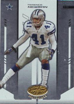 2004 Leaf Certified Materials #33 Terence Newman Front