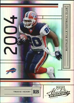 2004 Playoff Absolute Memorabilia #16 Travis Henry Front