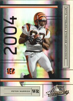 2004 Playoff Absolute Memorabilia #30 Peter Warrick Front