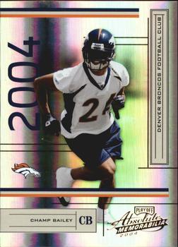 2004 Playoff Absolute Memorabilia #44 Champ Bailey Front