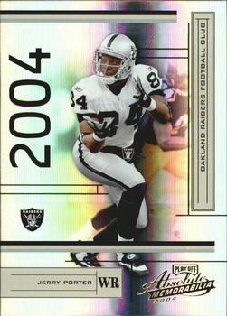 2004 Playoff Absolute Memorabilia #101 Jerry Porter Front