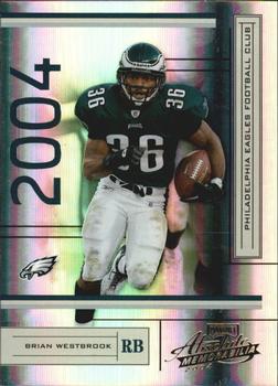 2004 Playoff Absolute Memorabilia #107 Brian Westbrook Front