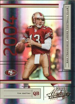 2004 Playoff Absolute Memorabilia #125 Tim Rattay Front