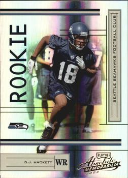 2004 Playoff Absolute Memorabilia #180 D.J. Hackett Front