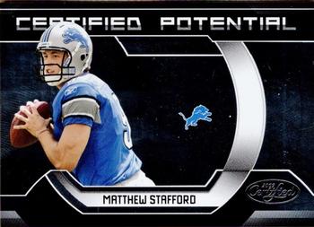 2009 Donruss Certified - Certified Potential #10 Matthew Stafford Front