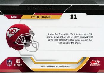2009 Donruss Certified - Certified Potential #11 Tyson Jackson Back