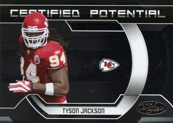 2009 Donruss Certified - Certified Potential #11 Tyson Jackson Front