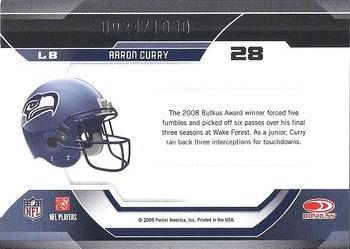 2009 Donruss Certified - Certified Potential #28 Aaron Curry Back