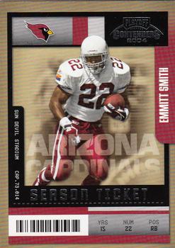 2004 Playoff Contenders #2 Emmitt Smith Front
