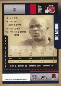 2004 Playoff Contenders #12 Eric Moulds Back