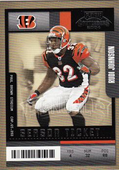 2004 Playoff Contenders #24 Rudi Johnson Front