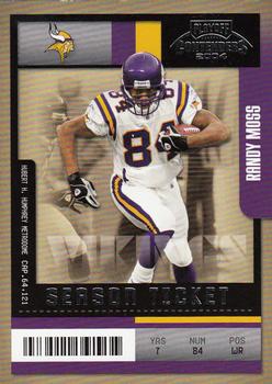 2004 Playoff Contenders #57 Randy Moss Front