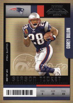 2004 Playoff Contenders #58 Corey Dillon Front