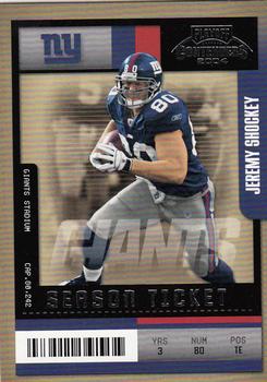 2004 Playoff Contenders #66 Jeremy Shockey Front
