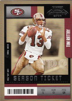 2004 Playoff Contenders #84 Tim Rattay Front