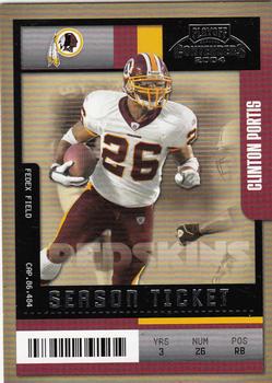 2004 Playoff Contenders #97 Clinton Portis Front