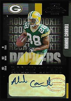2004 Playoff Contenders #102 Ahmad Carroll Front