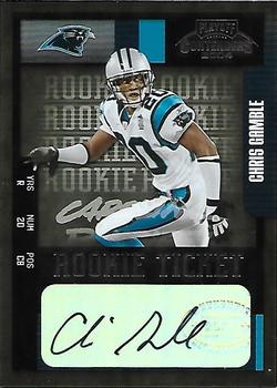 2004 Playoff Contenders #115 Chris Gamble Front