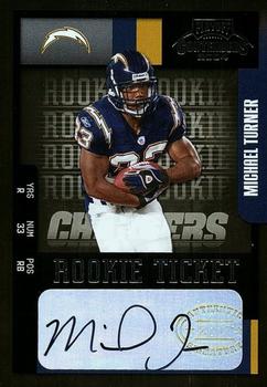 2004 Playoff Contenders #160 Michael Turner Front
