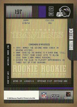 2004 Playoff Contenders #197 Brian Billick Back