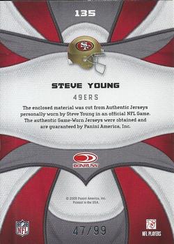 2009 Donruss Certified - Fabric of the Game #135 Steve Young Back