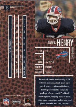 2004 Playoff Hogg Heaven #13 Travis Henry Back
