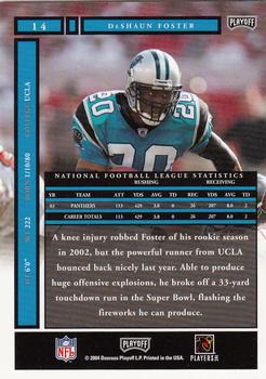 2004 Playoff Honors #14 DeShaun Foster Back