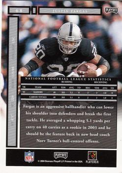 2004 Playoff Honors #68 Justin Fargas Back