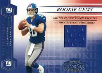 2004 Playoff Honors #225 Eli Manning Front
