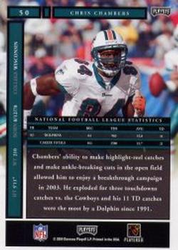 2004 Playoff Honors #50 Chris Chambers Back