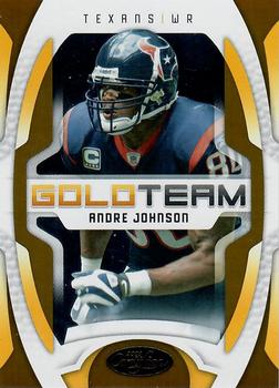 2009 Donruss Certified - Gold Team #7 Andre Johnson Front