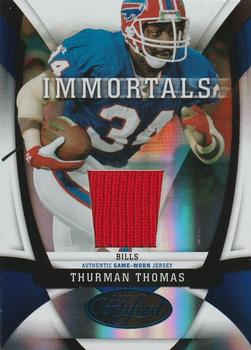 2009 Donruss Certified - Mirror Blue Materials #219 Thurman Thomas Front