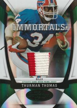 2009 Donruss Certified - Mirror Emerald Materials #219 Thurman Thomas Front