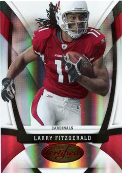 2009 Donruss Certified - Mirror Red #4 Larry Fitzgerald Front