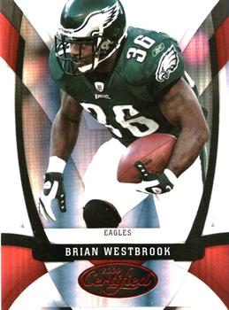2009 Donruss Certified - Mirror Red #91 Brian Westbrook Front