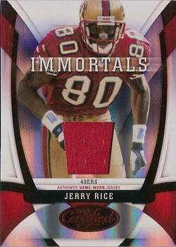 2009 Donruss Certified - Mirror Red Materials #209 Jerry Rice Front
