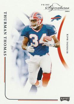 2004 Playoff Prime Signatures #8 Thurman Thomas Front