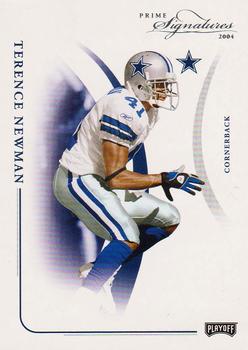 2004 Playoff Prime Signatures #33 Terence Newman Front
