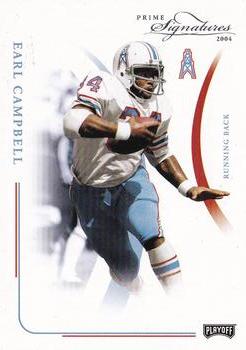 2004 Playoff Prime Signatures #45 Earl Campbell Front