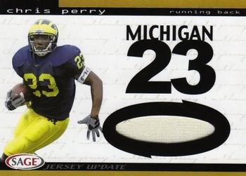 2004 SAGE Jersey Update #13 Chris Perry Front