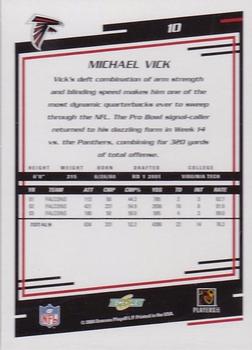 2004 Score #10 Michael Vick Back