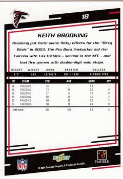 2004 Score #18 Keith Brooking Back