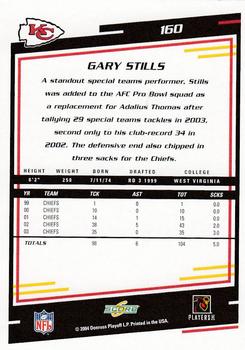 2004 Score #160 Gary Stills Back