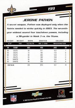 2004 Score #199 Jerome Pathon Back