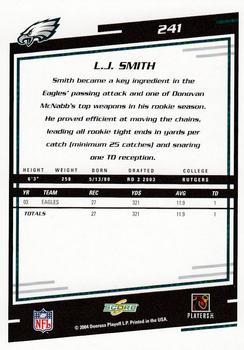 2004 Score #241 L.J. Smith Back