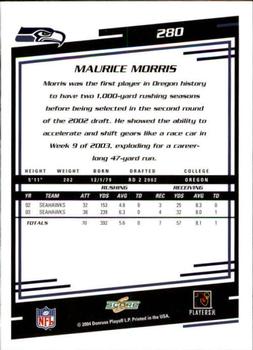 2004 Score #280 Maurice Morris Back