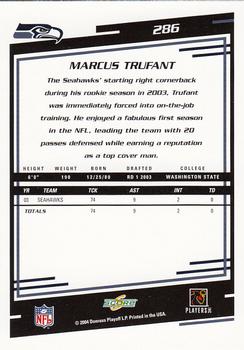 2004 Score #286 Marcus Trufant Back