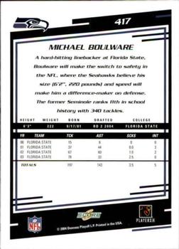 2004 Score #417 Michael Boulware Back
